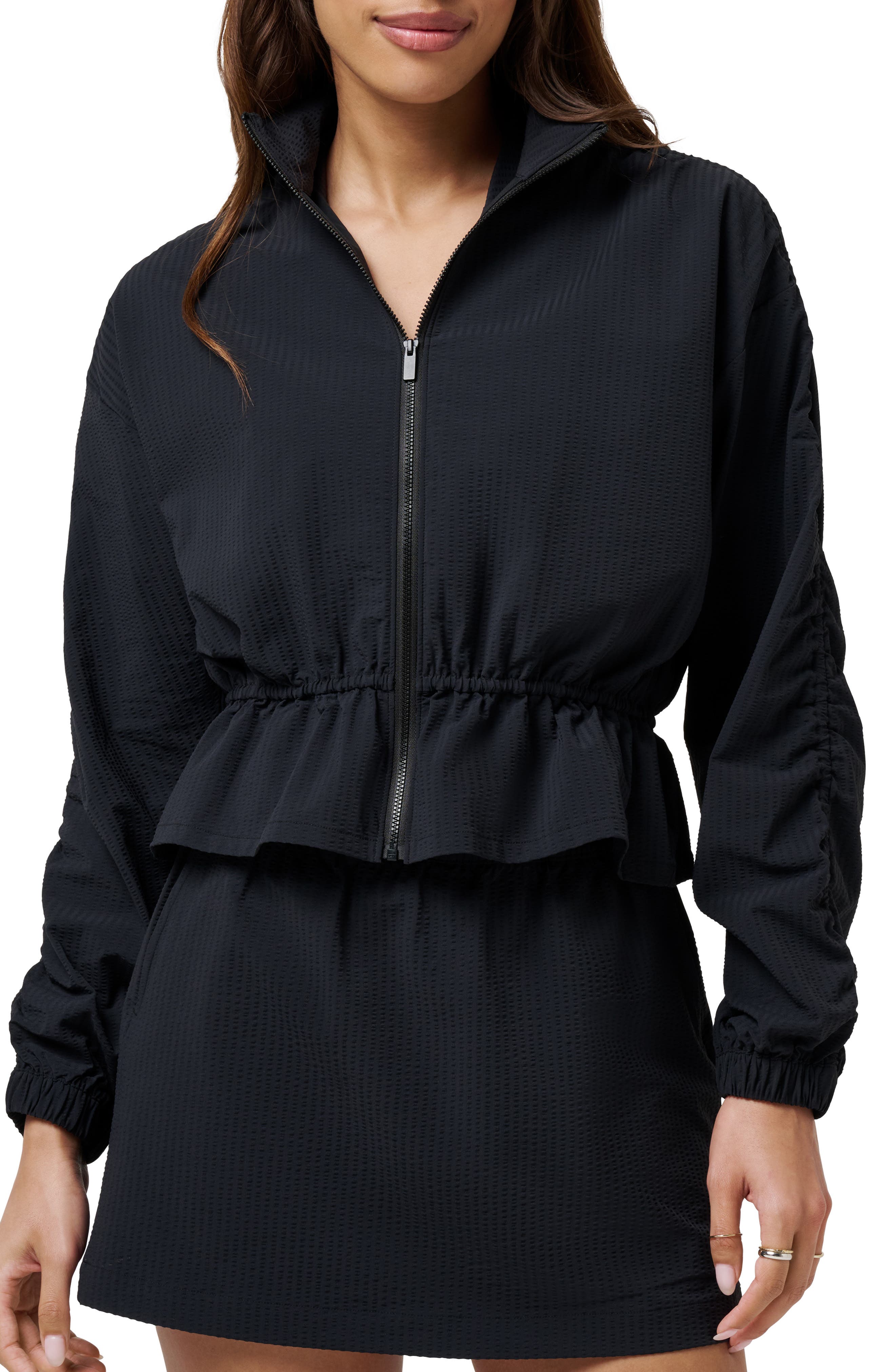 TravisMathew Timeless Breezeblend Peplum Jacket