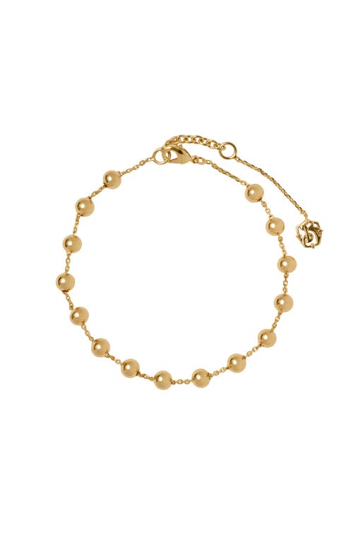 Burberry Ekd Sphere Bracelet In Gold