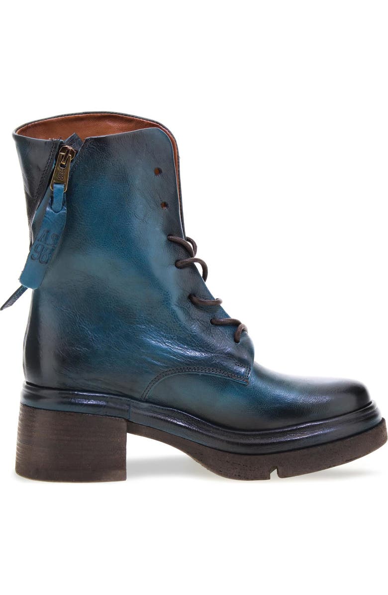 A.S.98 Eugene Lug Sole Bootie, Alternate, color, Teal