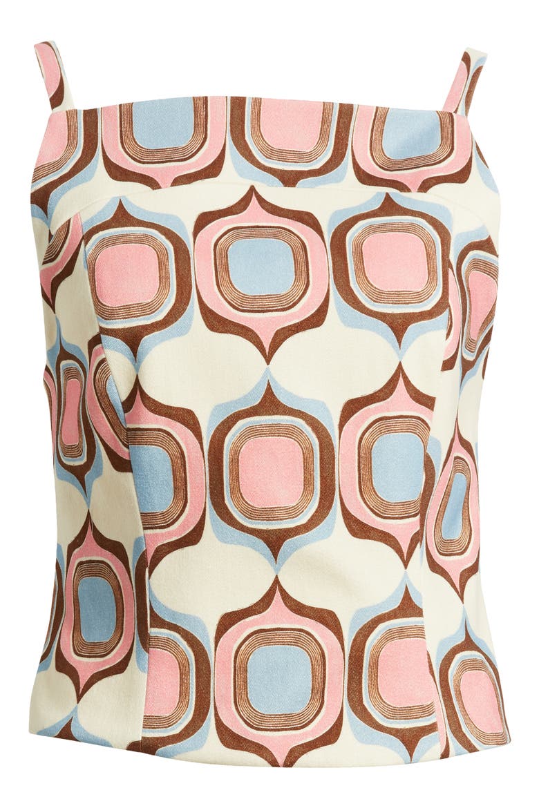 Jane Sleeveless Print Top, Alternate, color, LT-PASTEL PINK