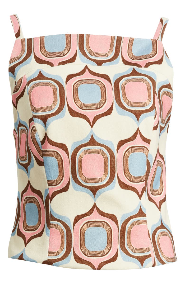 MANGO Jane Sleeveless Print Top, Alternate, color, Lt-Pastel Pink