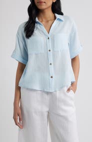 beachlunchlounge River Gauze Shirt