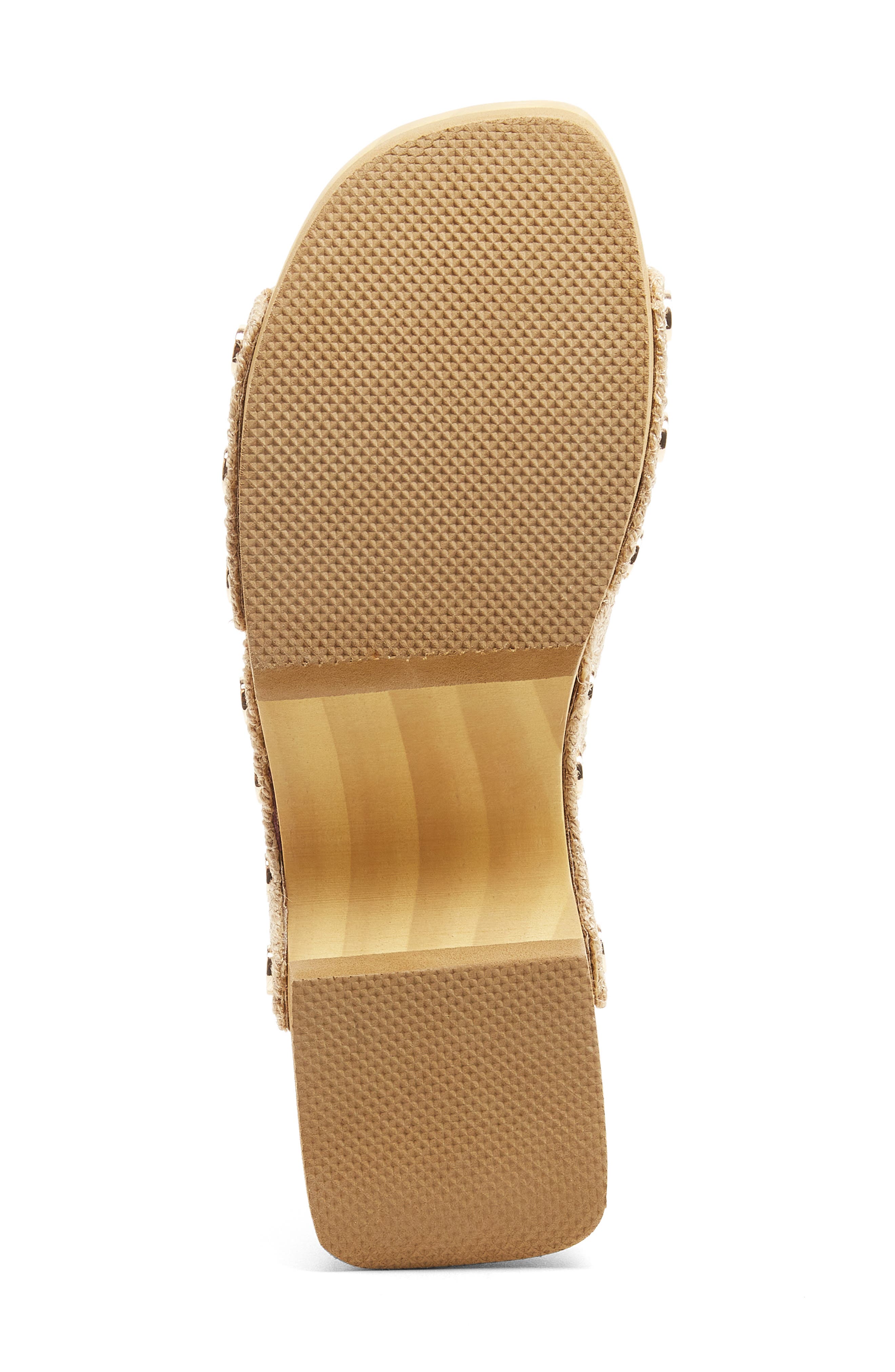 Kelsi Dagger Brooklyn June Jute Platform Slide Sandal, Alternate, color, Natural