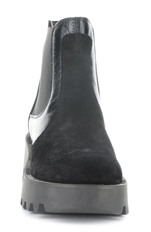 Fly London Zinp Wedge Chelsea Boot In Black