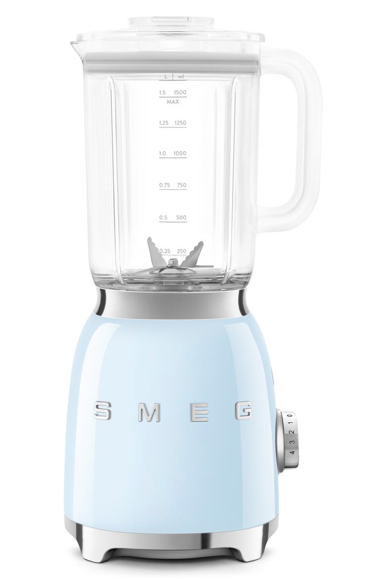'50s Retro Style Blender, Main, color, PASTEL BLUE