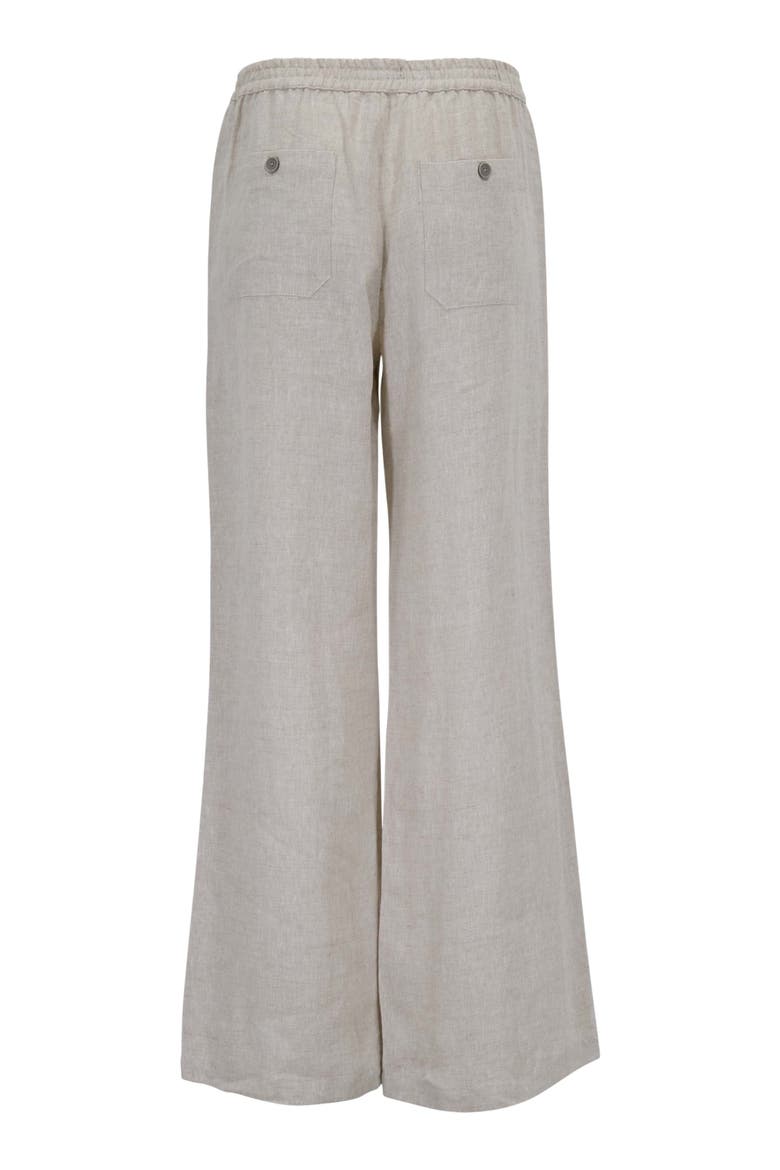Womens Wide-leg Linen Pant, Alternate, color, NATURAL