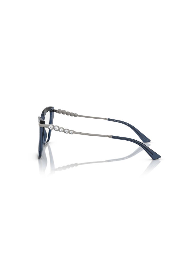 53mm Cat Eye optical glasses, Alternate, color, Blue