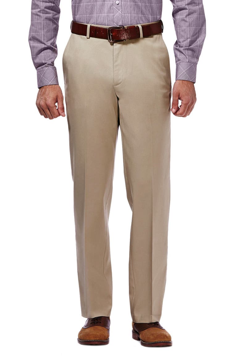 Haggar Premium No Iron Khaki Classic Fit Pant, Main, color, KHAKI