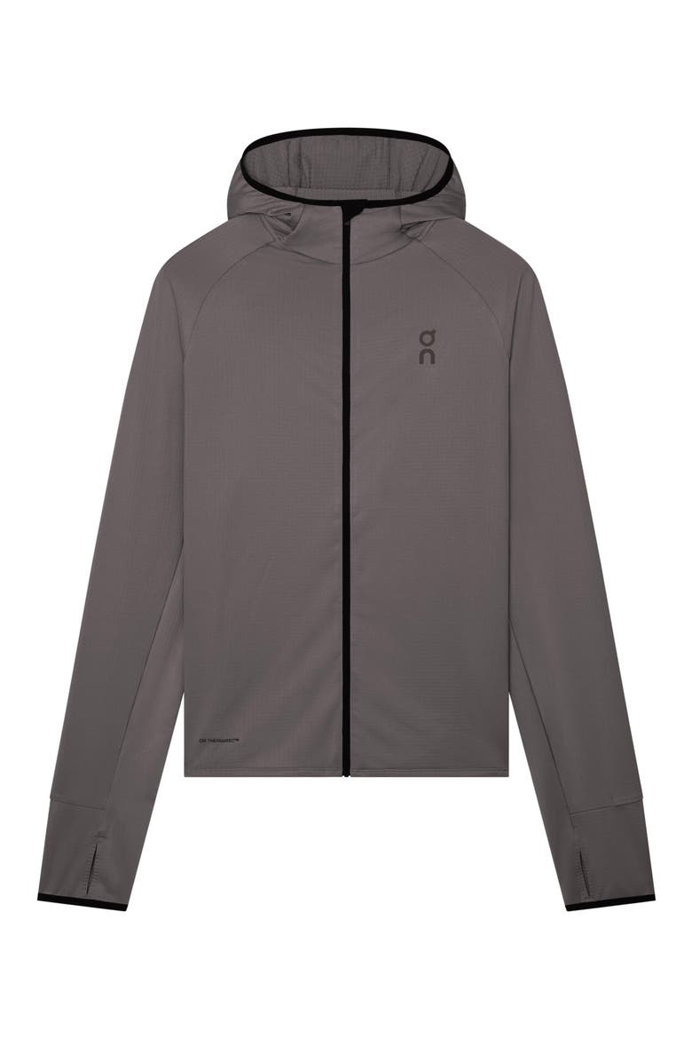 Climate Performance Full Zip Hoodie, Main, color, EMBER