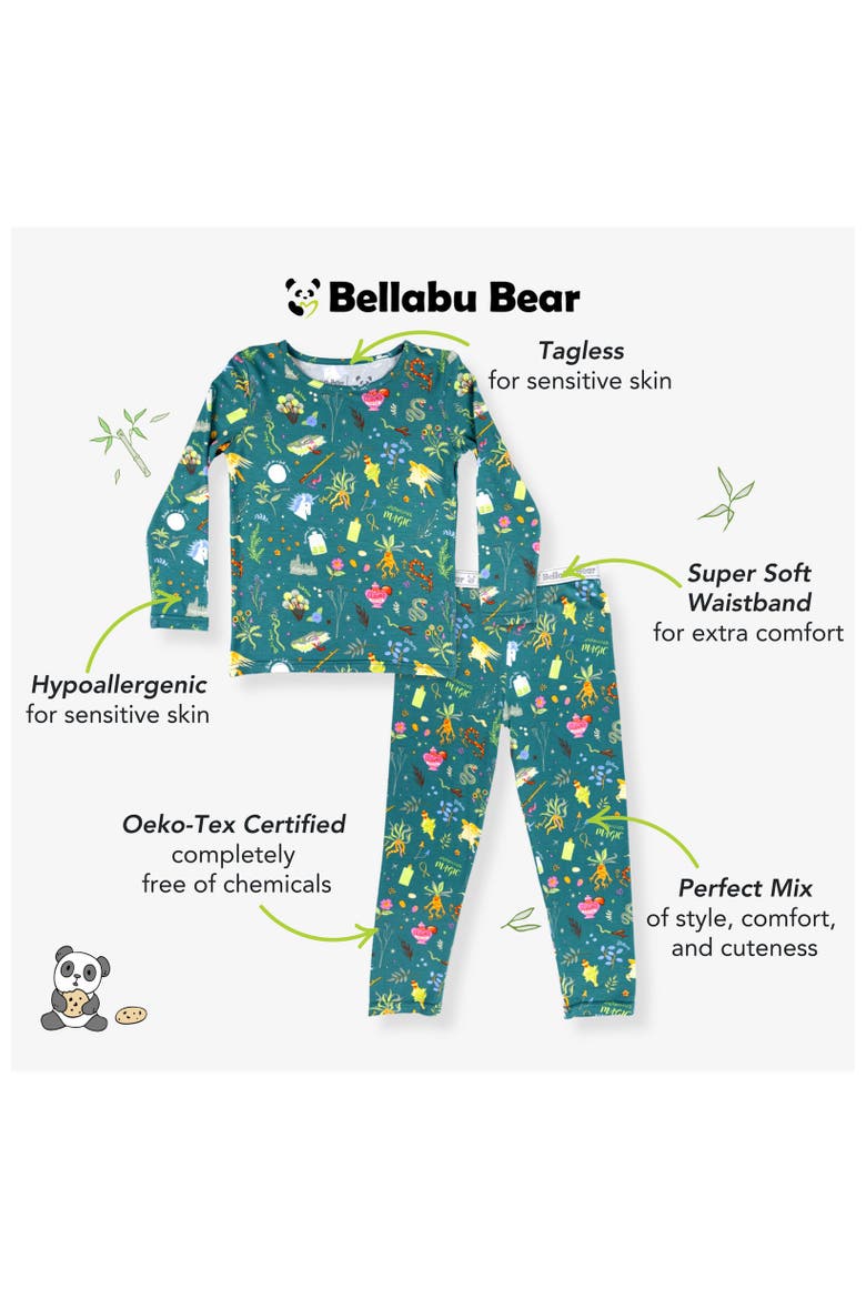 Kids' Mandrakes Potions & Herbs Set of 2 Piece Pajamas, Alternate, color, Mandrakes Potions & Herbs
