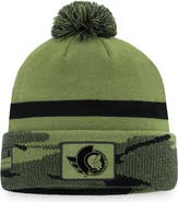FANATICS Men's Fanatics Branded Camo Ottawa Senators Military Appreciation Cuffed Knit Hat with Pom