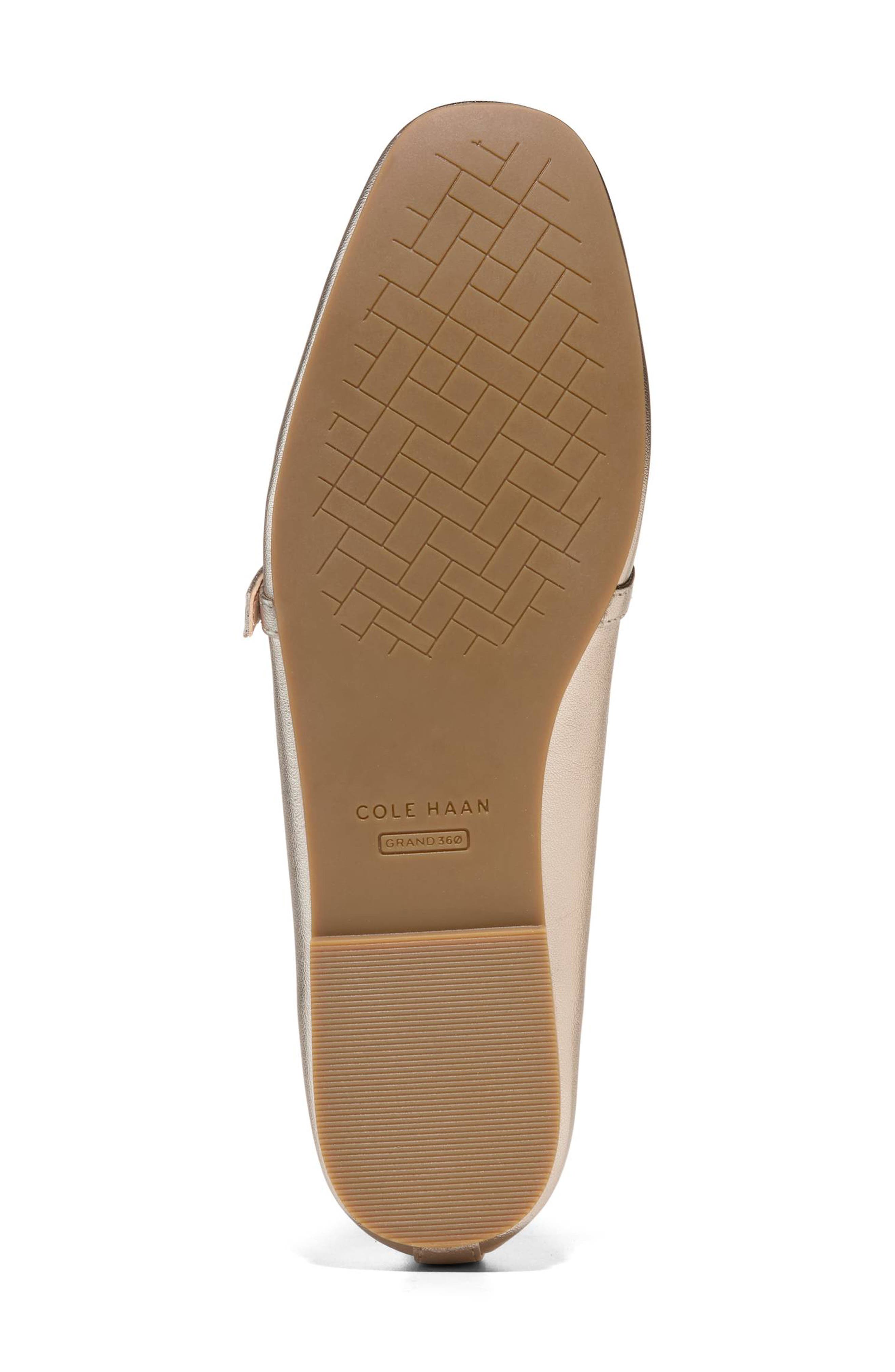 Yelena Mary Jane Flat, Alternate, color, SOFT GOLD LEATHER