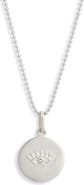 Anzie x Mel Soldera Sapphire Evil Eye Pendant Necklace