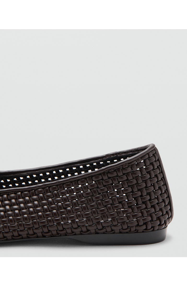 MANGO Braided Ballet Flat, Alternate, color,