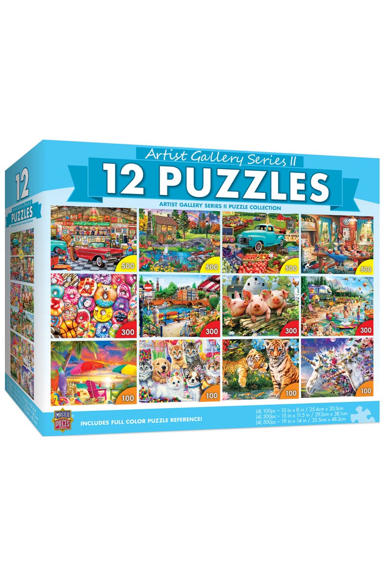 Artist Gallery V2 Puzzle 12 Pack, Main, color, Multicolor