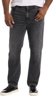 True Nation by DXL Big & Tall Fade to Black Dual Denim Tapered-Fit Jeans