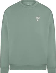 LEVELWEAR Women's Levelwear Sage Green Philadelphia Phillies Luxe Signature Tri-Blend Pullover Sweatshirt