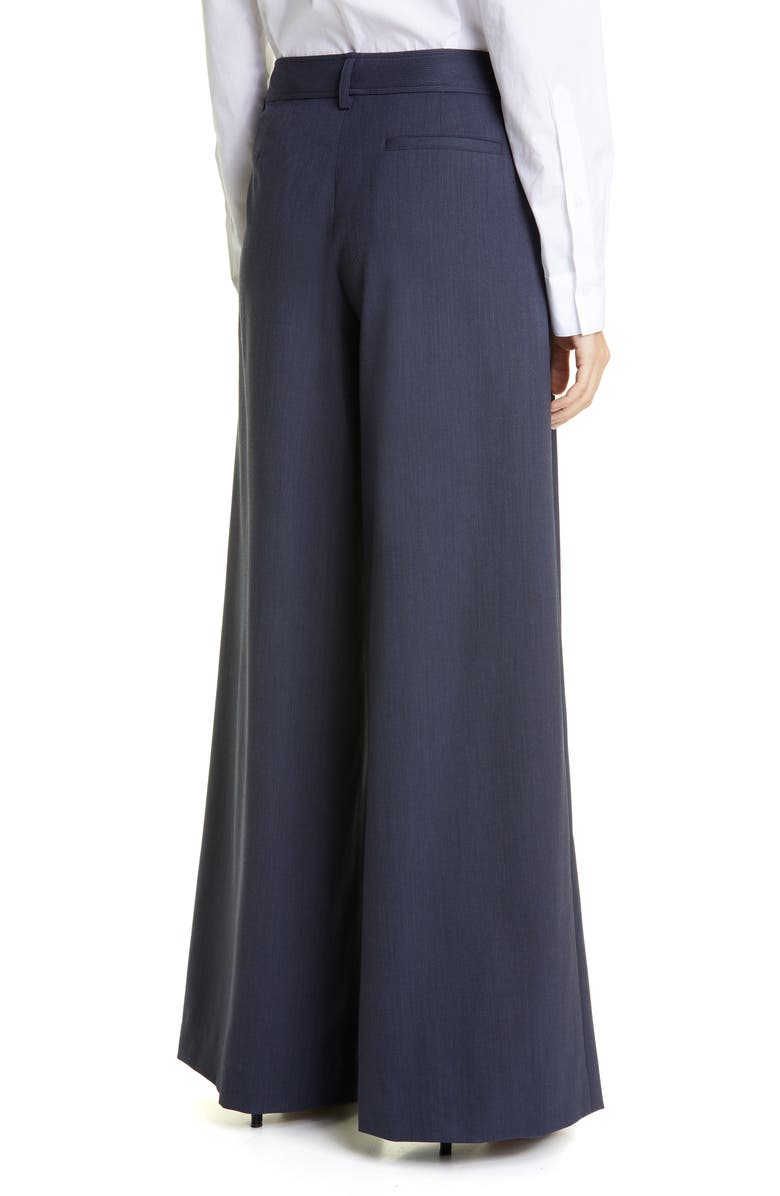 TWP New Didi Pleat Wide Leg Wool Pants, Alternate, color, 