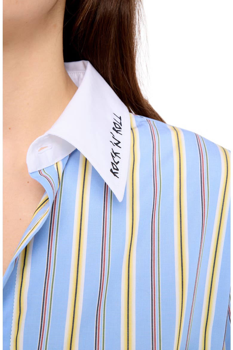 Morning Stripe Cotton Poplin Button-Up Shirt, Alternate, color, SIXTINE