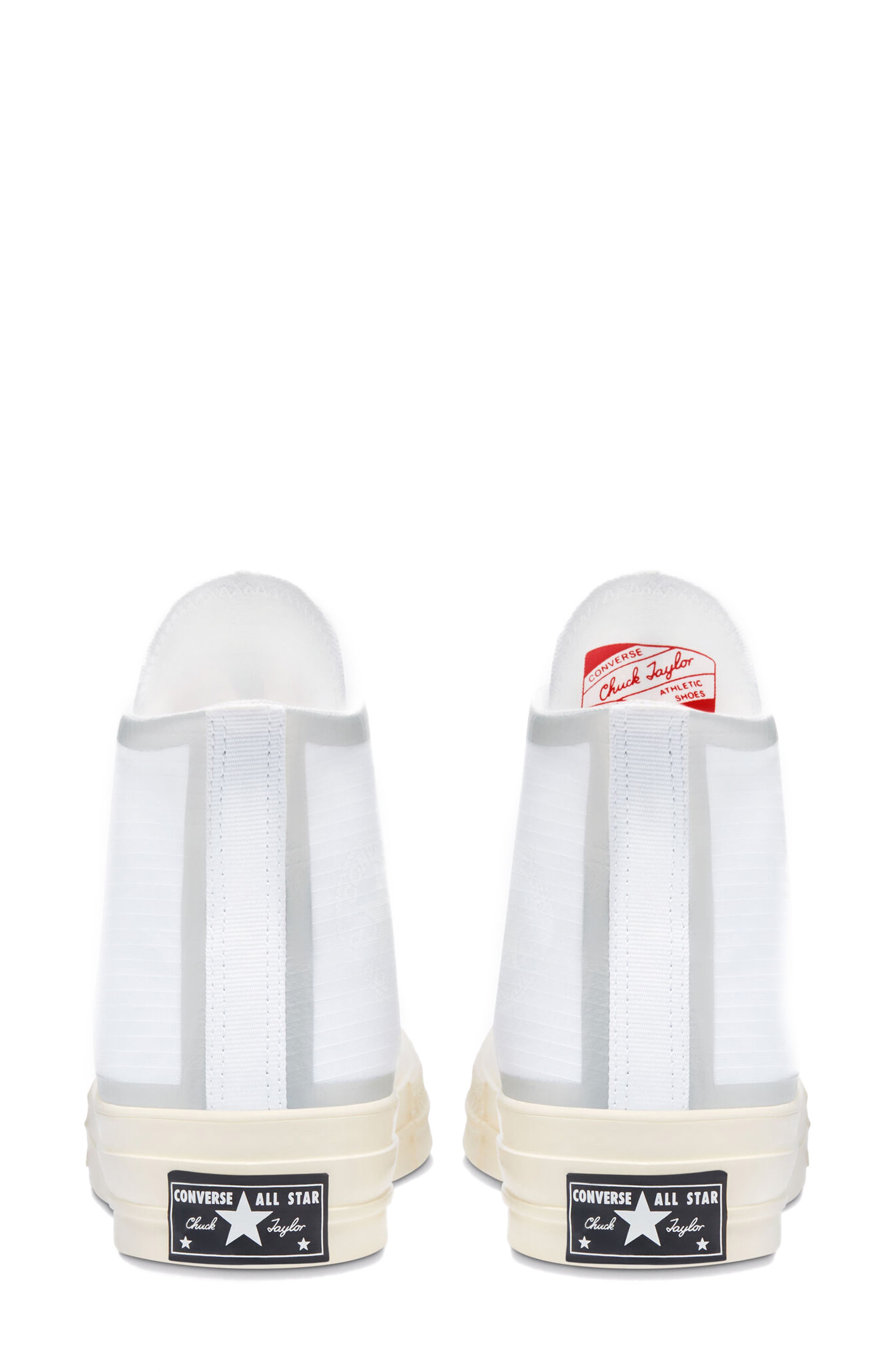 Converse Chuck Taylor<sup
®</sup
 All Star<sup
®</sup
 Chuck 70 Tape Seam Platform Sneaker, Alternate, color, White/ Egret/ Black