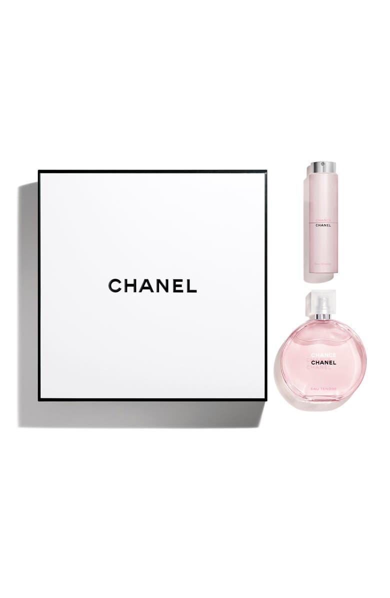 CHANEL CHANCE EAU TENDRE Travel Spray Set, Main, color,