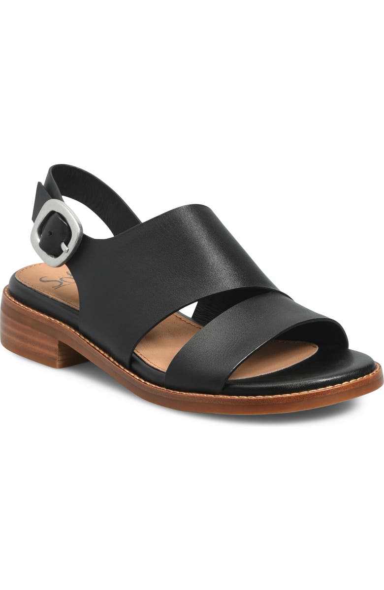 Söfft Nivian Slingback Sandal, Main, color, Black