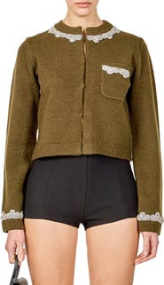 Endless Rose Crystal Embellished Cardigan