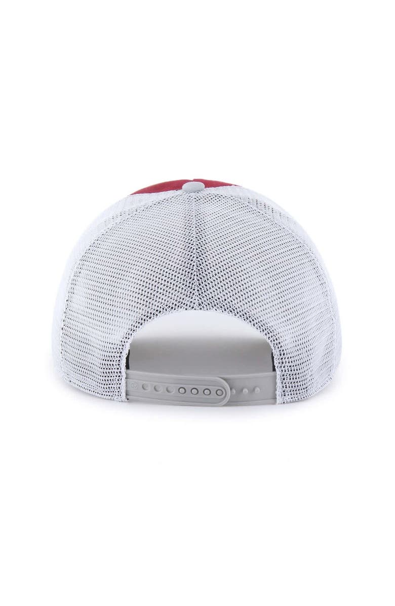 '47 Youth '47 Crimson/Gray Alabama Crimson Tide Super Stripe Hitch Adjustable Trucker Hat, Alternate, color, 