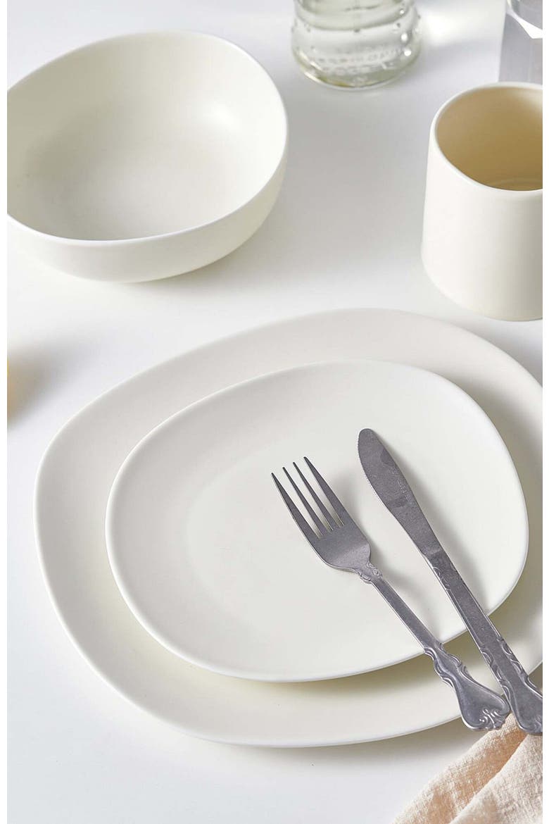 Delilah Porcelain 6-Piece Salad Plate Set, Alternate, color, Terracotta