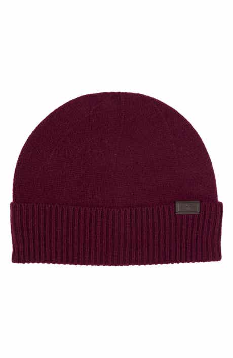 Hickey Freeman Cashmere Rib Cuffed Beanie