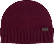 Hickey Freeman Cashmere Rib Cuffed Beanie