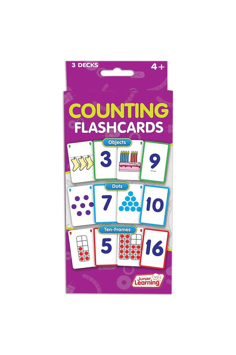 Counting Flashcards, Alternate, color, Multicolored
