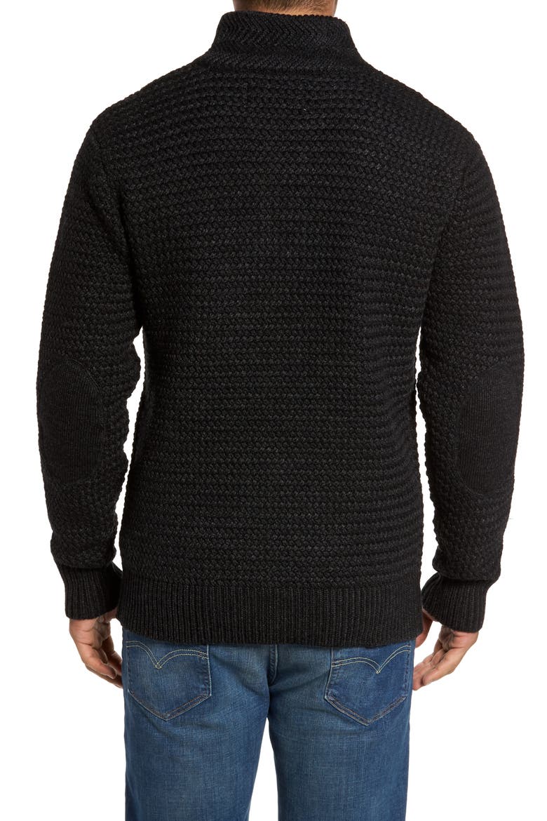 Military Henley Sweater, Alternate, color, BLACK