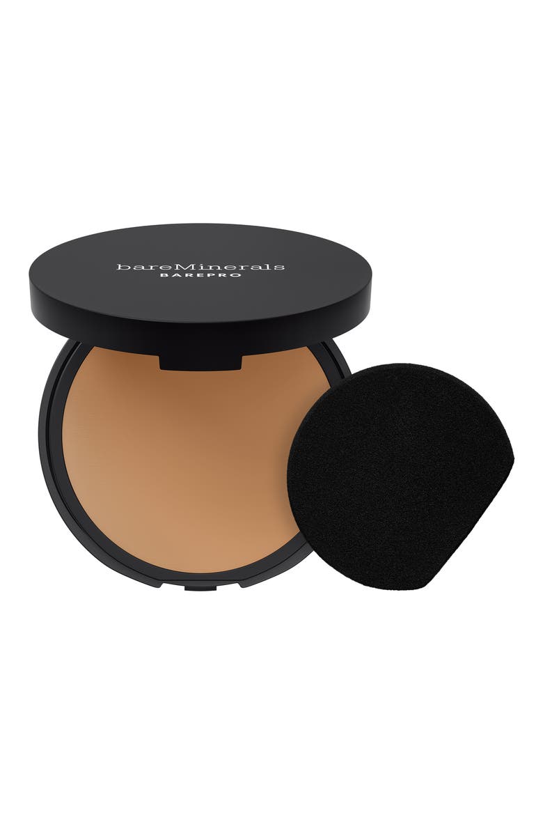 BAREPRO® 24HR Skin Perfecting Talc-Free Matte Powder Foundation, Main, color, MEDIUM DEEP 40 WARM