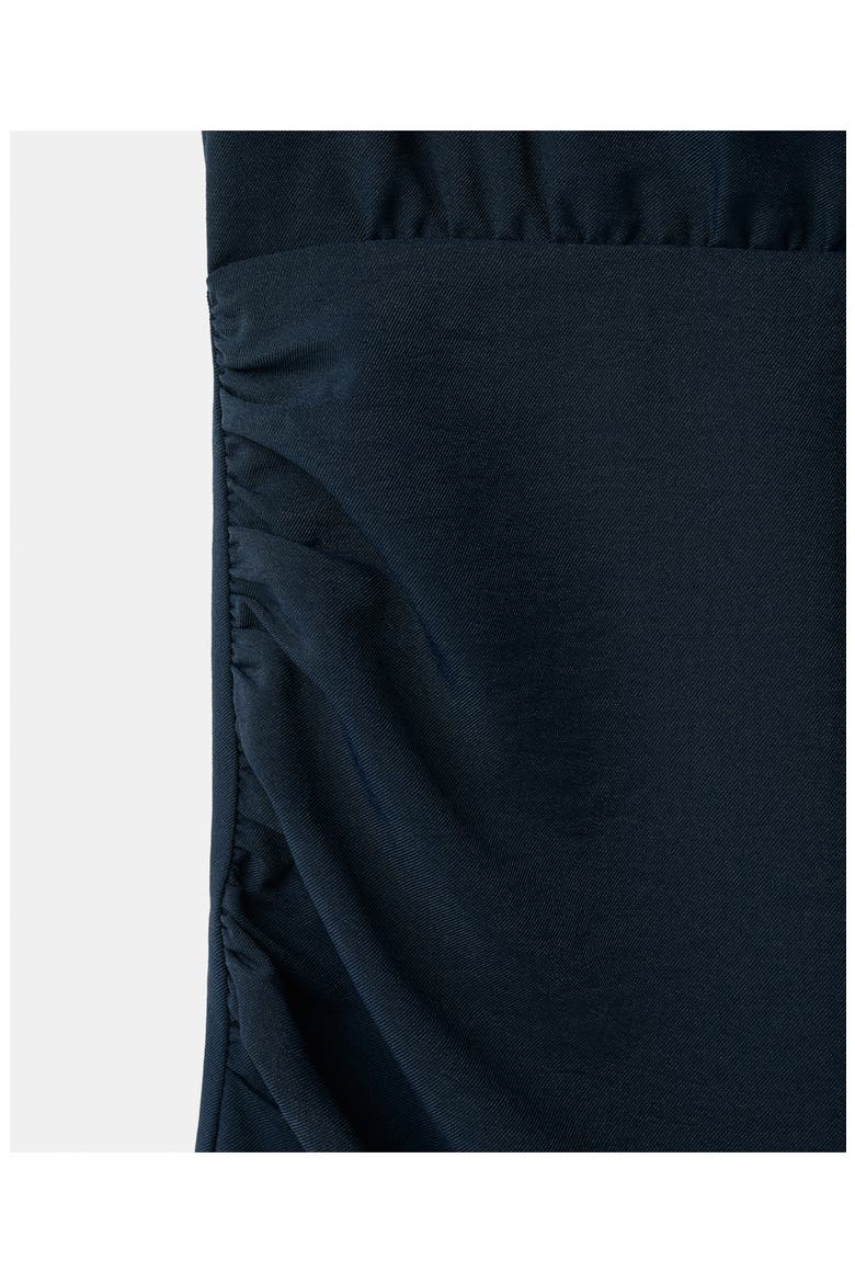Foulard Drape Long Sleeve Dress, Alternate, color, NAVY