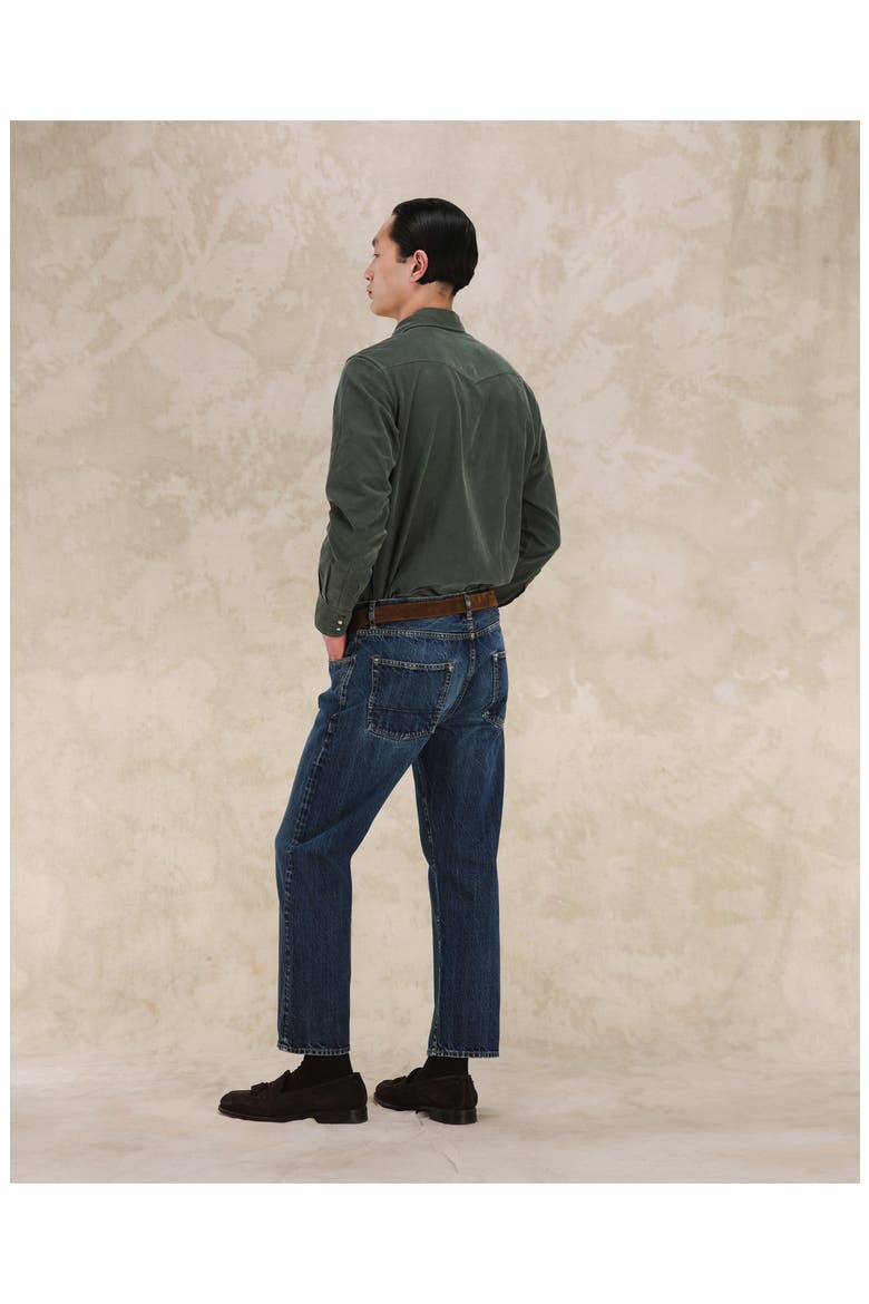Ntex Texan Corduroy Shirt, Alternate, color, GREEN