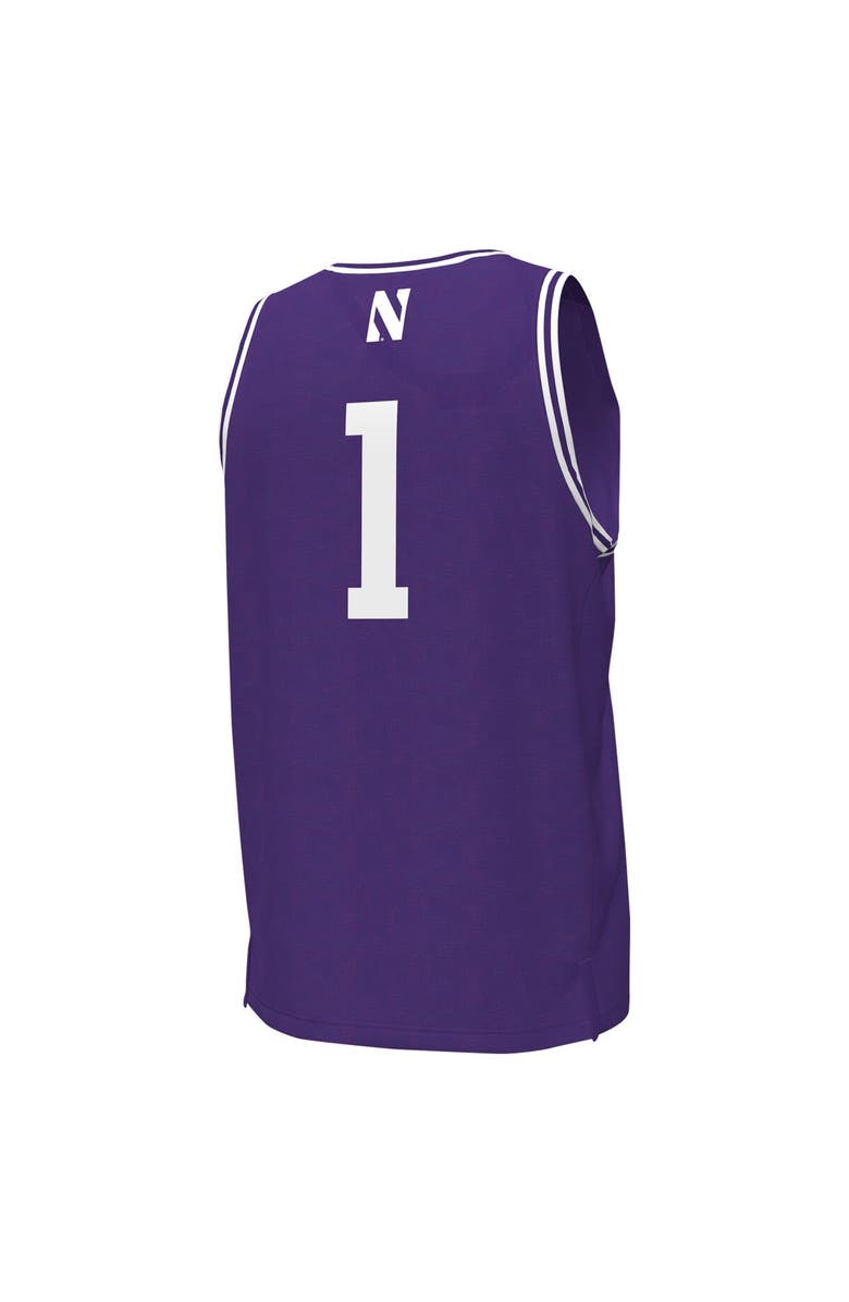 Under Armour Men's Under Armour #1 Purple Northwestern Wildcats Replica Basketball Jersey, Alternate, color, 