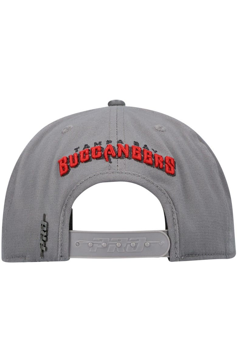 PRO STANDARD Men's Pro Standard Tampa Bay Buccaneers Pewter Stars Snapback Hat, Alternate, color, 