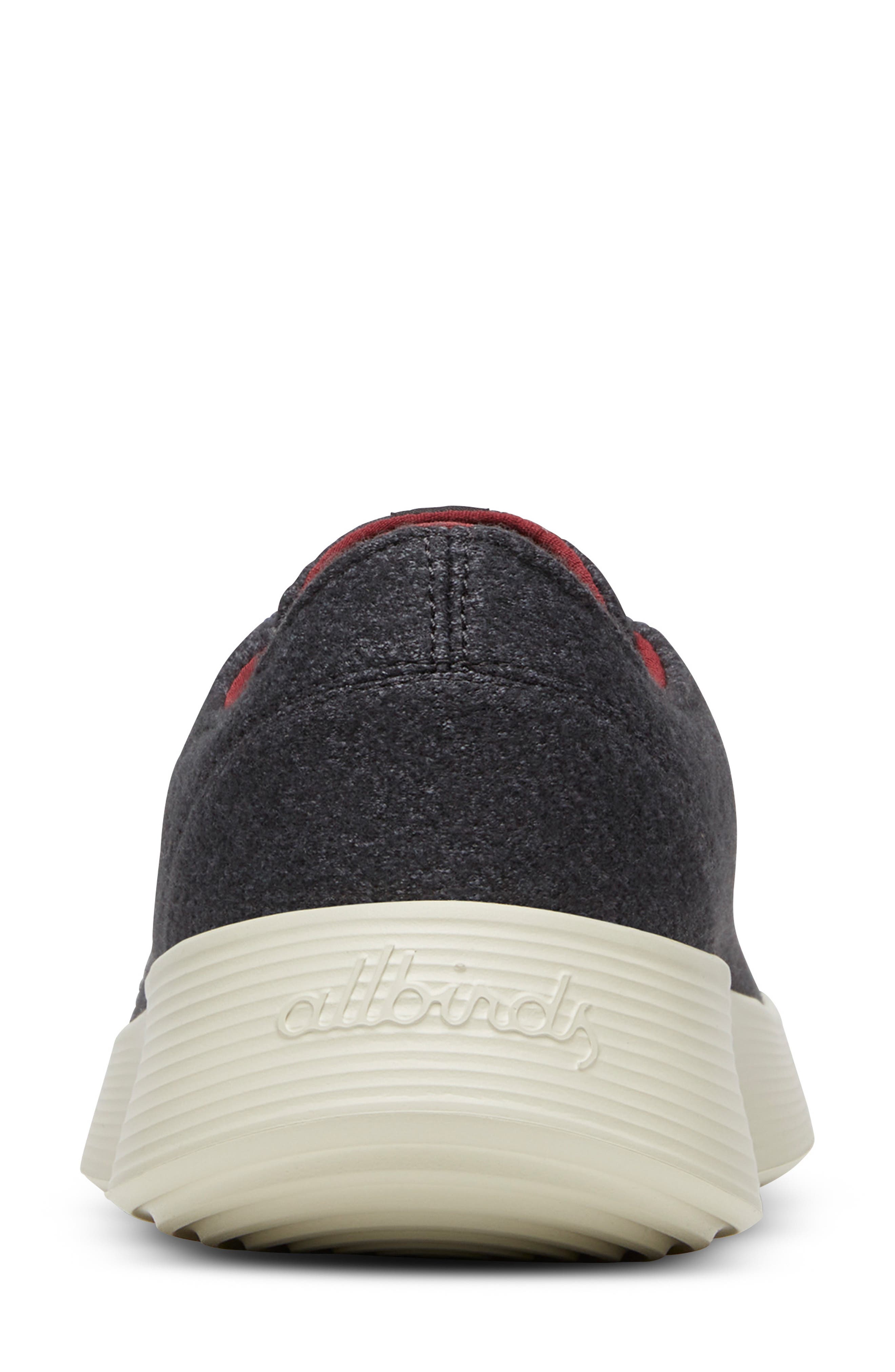 Allbirds Wool Runner Go Sneaker, Alternate, color, Dark Grey/ Thunder Red