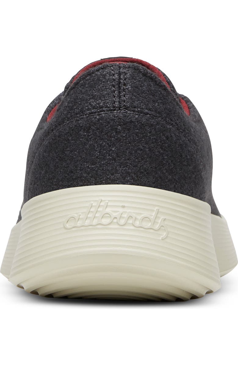 Allbirds Wool Runner Go Sneaker, Alternate, color, Dark Grey/ Thunder Red