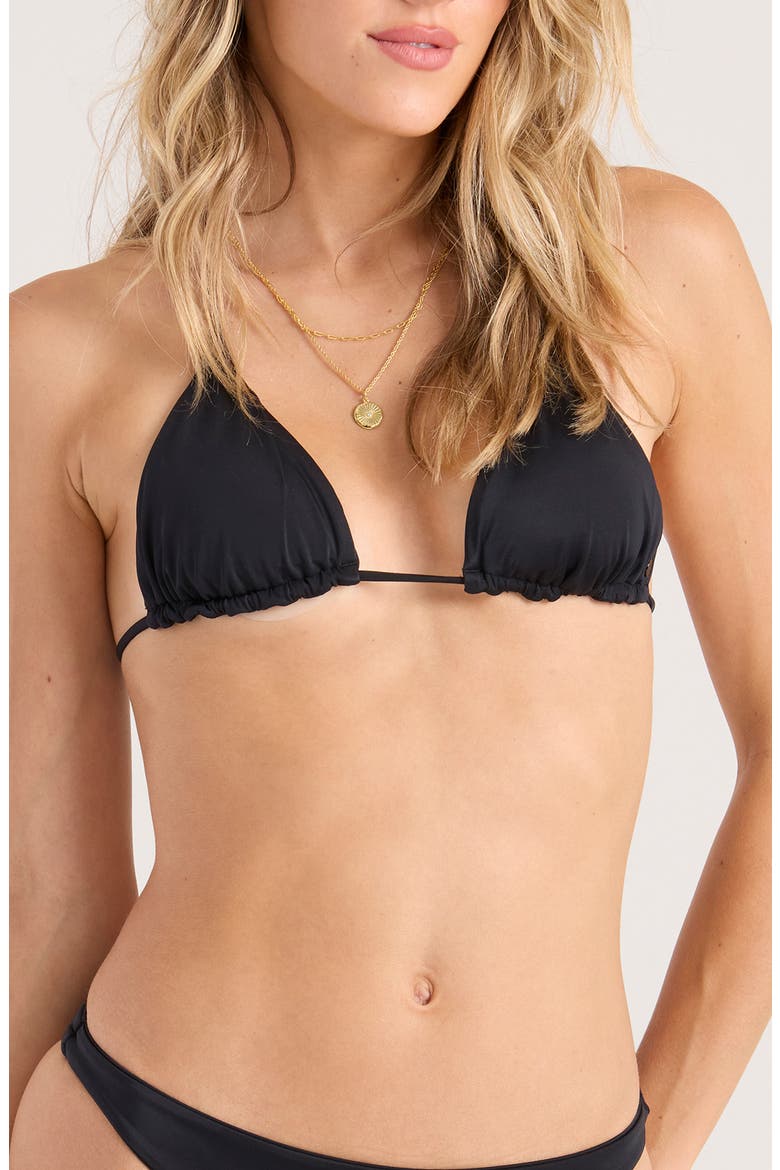 Simply Seamless Bikini Top, Main, color, BLACK
