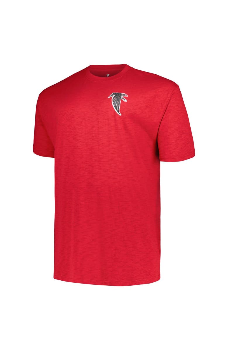 PROFILE Men's Profile Red Atlanta Falcons Big & Tall Two-Hit Throwback T-Shirt, Alternate, color, 