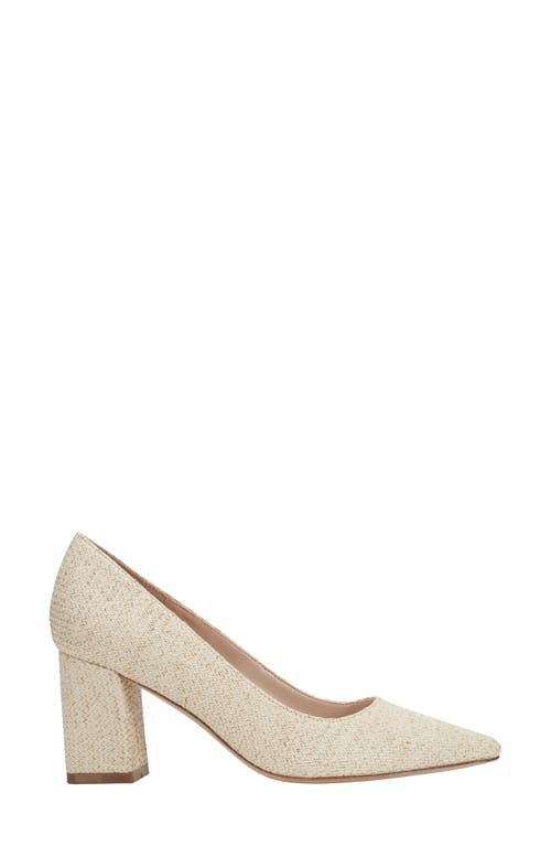 Marc Fisher Ltd Zala Block Heel Pump In Light Natural