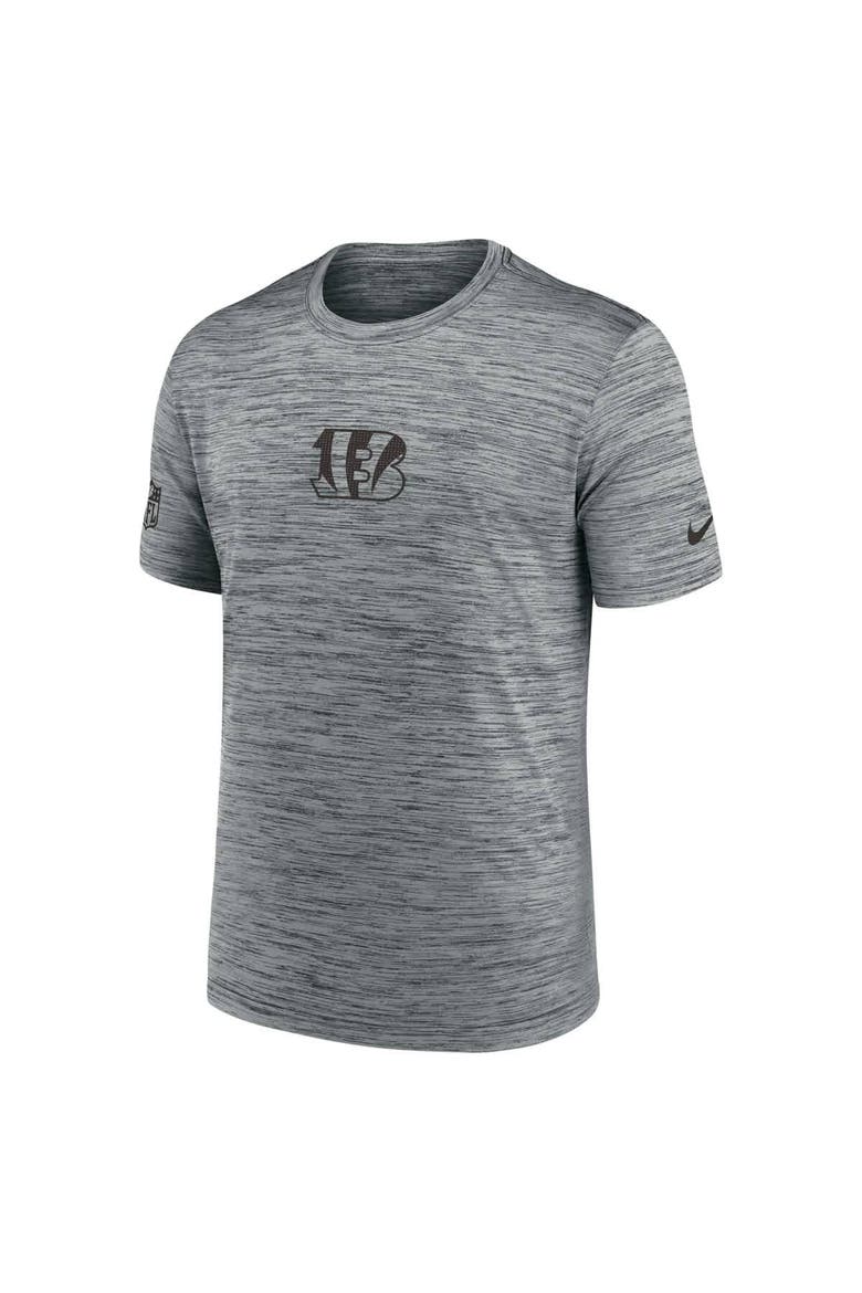 Men's Nike Gray Cincinnati Bengals Sideline Velocity Performance T-Shirt, Alternate, color, Gray