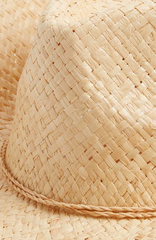 TREASURE & BOND TREASURE & BOND RAFFIA WESTERN COWBOY HAT