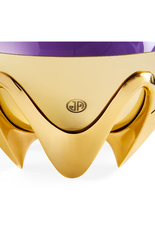 Jonathan Adler Oscar Amethyst Bowl In Gold
