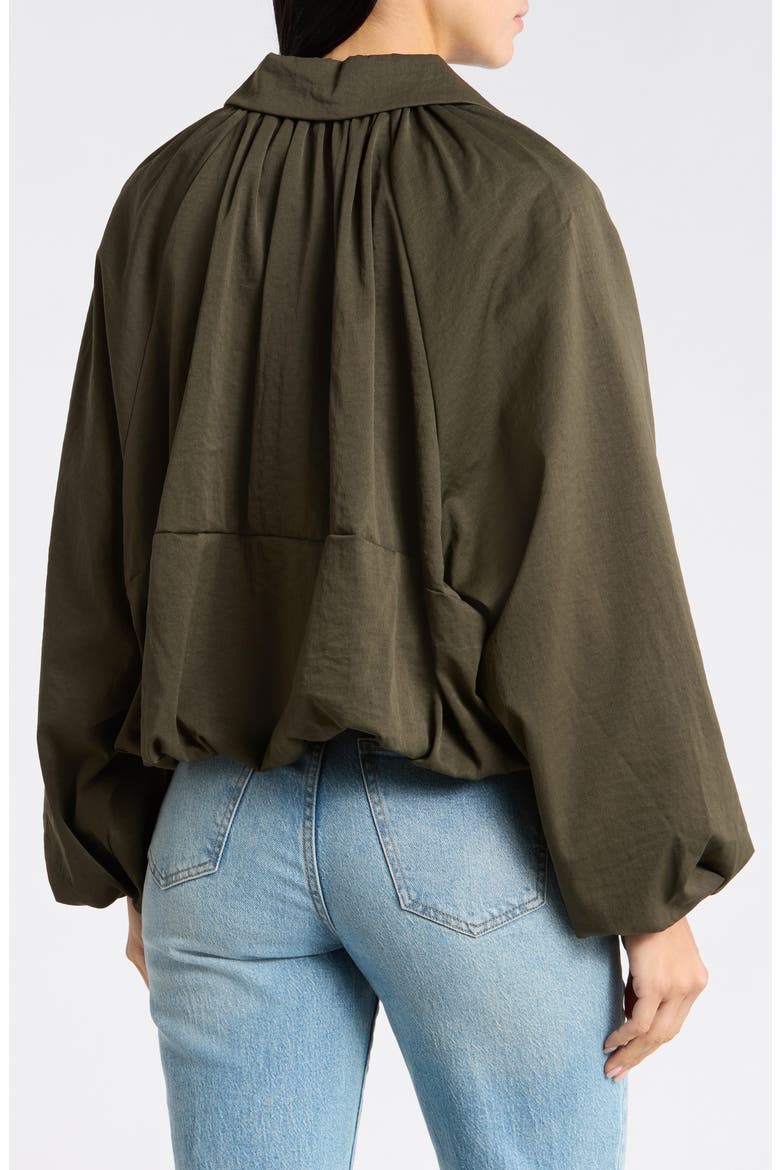 Bubble Jacket, Alternate, color, OLIVE