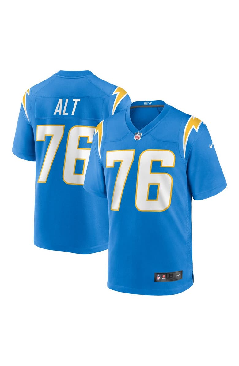 Nike Men's Nike Joe Alt Powder Blue Los Angeles Chargers 2024 NFL Draft First Round Pick Player Game Jersey, Main, color, Powder Blue