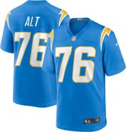 Nike Men's Nike Joe Alt Powder Blue Los Angeles Chargers 2024 NFL Draft First Round Pick Player Game Jersey