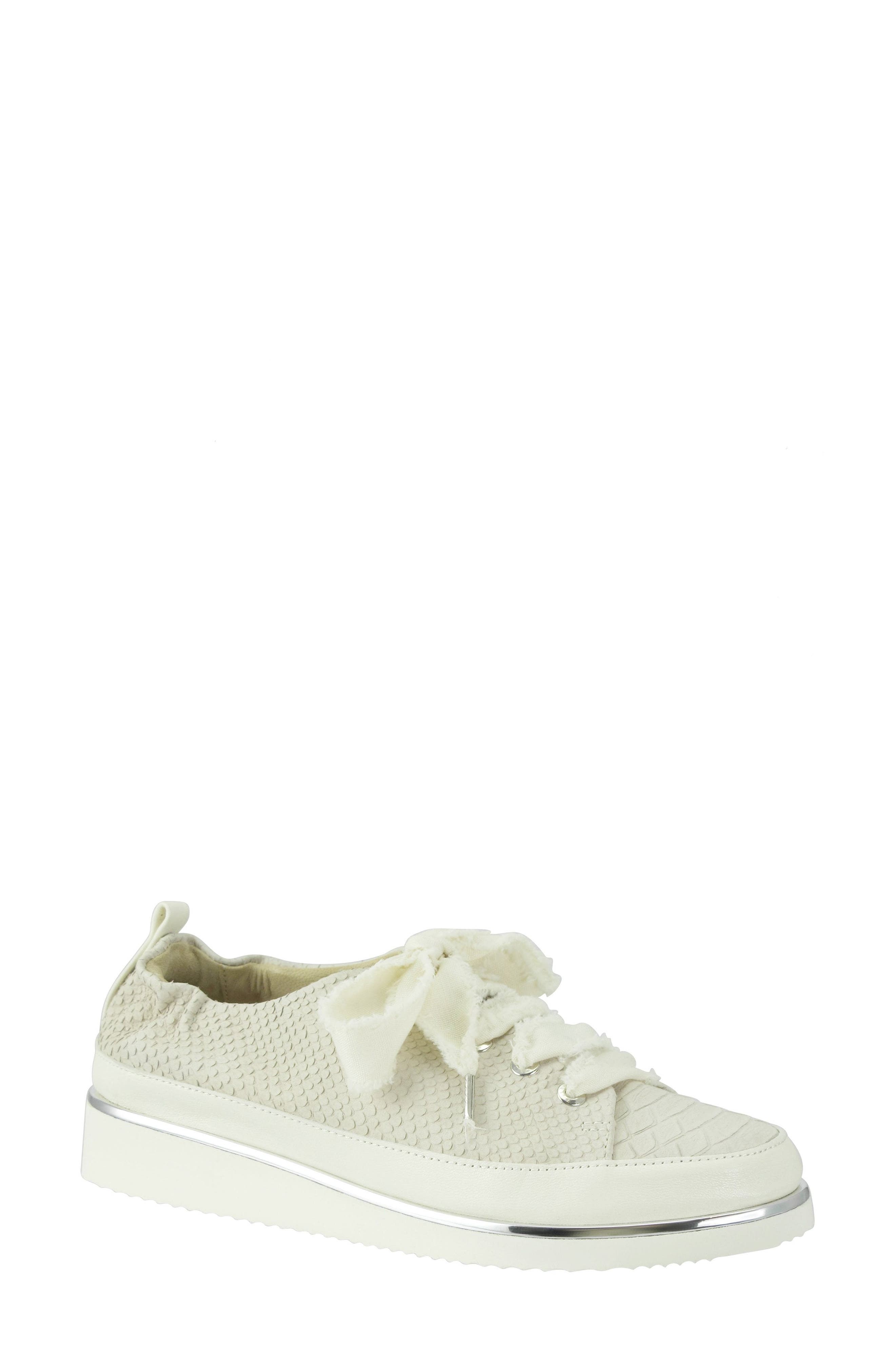 Ron White Novella Snake Embossed Nubuck Sneaker, Main, color, 
